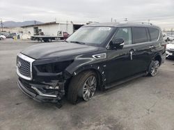 Salvage cars for sale at Sun Valley, CA auction: 2020 Infiniti QX80 Luxe