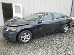 Chevrolet salvage cars for sale: 2018 Chevrolet Malibu LS