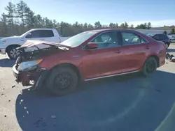 Salvage cars for sale at Windham, ME auction: 2012 Toyota Camry Hybrid