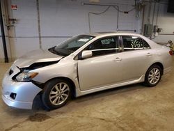 Salvage cars for sale from Copart Wheeling, IL: 2010 Toyota Corolla Base