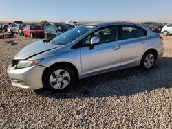 Salvage cars for sale at Magna, UT auction: 2013 Honda Civic LX