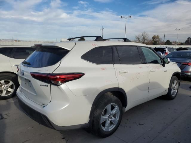 2021 Toyota Highlander Hybrid LE