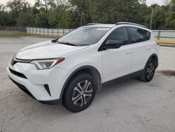 Salvage cars for sale from Copart Fort Pierce, FL: 2017 Toyota Rav4 LE