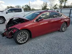 Salvage cars for sale at Riverview, FL auction: 2021 Lexus ES 300H Ultra Luxury