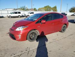 Salvage cars for sale at Oklahoma City, OK auction: 2015 Toyota Prius