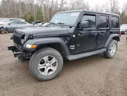 Salvage Cars with No Bids Yet For Sale at auction: 2019 Jeep Wrangler Unlimited Sport