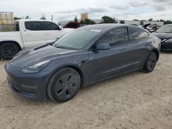 Salvage cars for sale at Apopka, FL auction: 2022 Tesla Model 3