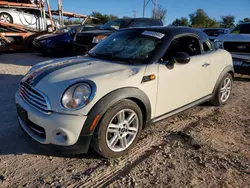 Salvage cars for sale at Oklahoma City, OK auction: 2015 Mini Cooper Coupe