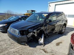 Salvage cars for sale at Chambersburg, PA auction: 2008 Toyota Highlander Limited