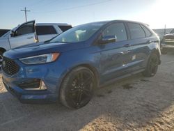 Salvage cars for sale at Andrews, TX auction: 2019 Ford Edge ST