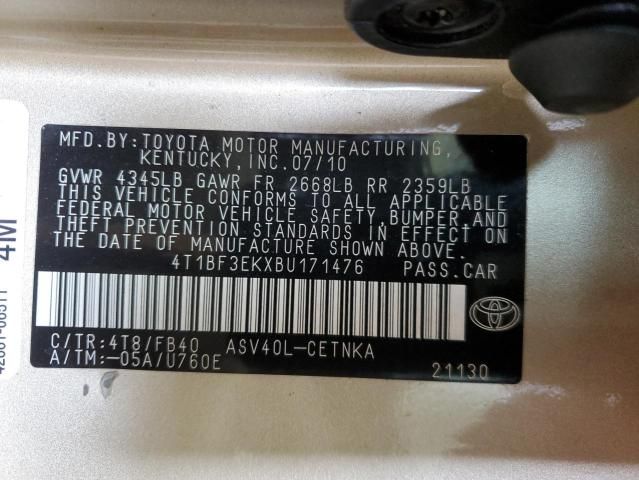 2011 Toyota Camry Base