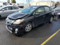 Salvage cars for sale at Hayward, CA auction: 2011 Toyota Prius