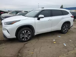 2022 Toyota Highlander Hybrid XLE en venta en Woodhaven, MI