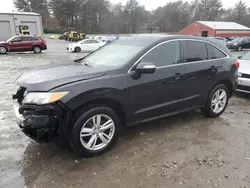 Salvage cars for sale at Mendon, MA auction: 2015 Acura RDX