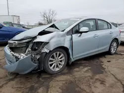 Honda Civic ex salvage cars for sale: 2012 Honda Civic EX