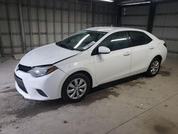 Salvage cars for sale from Copart Madisonville, TN: 2016 Toyota Corolla L