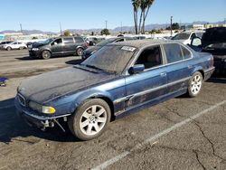 Salvage cars for sale at Van Nuys, CA auction: 2001 BMW 740 I Automatic