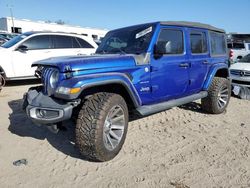 Jeep Wrangler Unlimited Sahara salvage cars for sale: 2018 Jeep Wrangler Unlimited Sahara