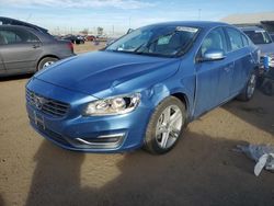 Salvage cars for sale at Brighton, CO auction: 2014 Volvo S60 T5