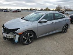 Salvage cars for sale at London, ON auction: 2017 Honda Civic Touring