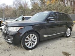 Land Rover salvage cars for sale: 2013 Land Rover Range Rover HSE