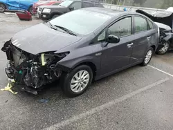 Salvage cars for sale at Savannah, GA auction: 2013 Toyota Prius PLUG-IN