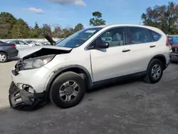 Salvage cars for sale from Copart Hampton, VA: 2013 Honda CR-V LX