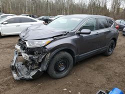 Salvage cars for sale from Copart Ontario Auction, ON: 2017 Honda CR-V LX