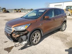 Salvage cars for sale from Copart Kansas City, KS: 2017 Ford Escape SE