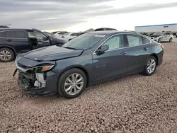 Chevrolet salvage cars for sale: 2021 Chevrolet Malibu LT