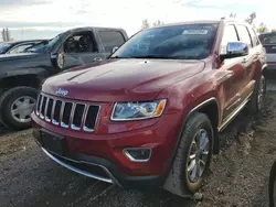 Jeep salvage cars for sale: 2015 Jeep Grand Cherokee Limited