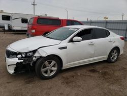 Salvage cars for sale at Greenwood, NE auction: 2015 KIA Optima LX