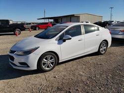 Salvage cars for sale at Temple, TX auction: 2018 Chevrolet Cruze LT