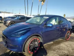 Salvage cars for sale from Copart Van Nuys, CA: 2022 Tesla Model Y