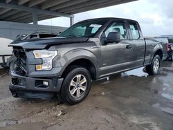 Salvage cars for sale at West Palm Beach, FL auction: 2015 Ford F150 Super Cab