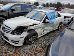 Salvage cars for sale at Candia, NH auction: 2012 Mercedes-Benz C 300 4matic