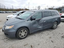 Salvage cars for sale at Bridgeton, MO auction: 2013 Honda Odyssey EXL