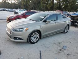 Salvage cars for sale at Ocala, FL auction: 2015 Ford Fusion SE Phev