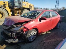 Salvage cars for sale at Windsor, NJ auction: 2017 Toyota Corolla L