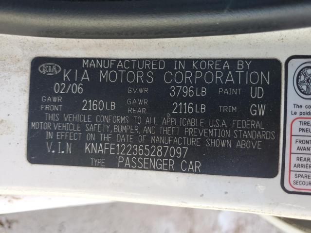 2006 KIA Spectra LX