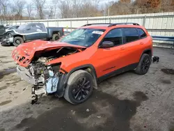 Salvage cars for sale at Ellwood City, PA auction: 2021 Jeep Cherokee Latitude LUX