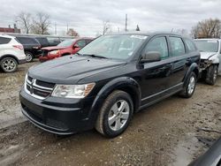 Salvage cars for sale at Lansing, MI auction: 2016 Dodge Journey SE