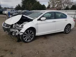 Salvage cars for sale at Finksburg, MD auction: 2015 Honda Accord Sport