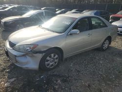 Salvage cars for sale at Waldorf, MD auction: 2004 Toyota Camry LE