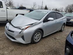 Salvage cars for sale from Copart Lansing, MI: 2016 Toyota Prius