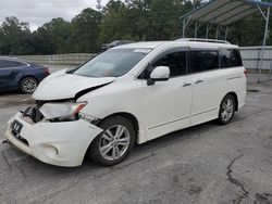 Salvage cars for sale at Savannah, GA auction: 2016 Nissan Quest S