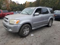 Salvage cars for sale at Austell, GA auction: 2005 Toyota Sequoia SR5