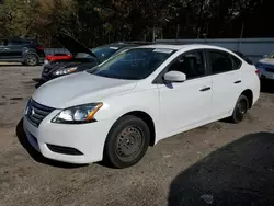 Nissan salvage cars for sale: 2015 Nissan Sentra S