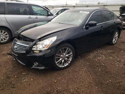 Salvage cars for sale at Elgin, IL auction: 2013 Infiniti G37