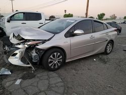 Vehiculos salvage en venta de Copart Colton, CA: 2021 Toyota Prius Prime LE